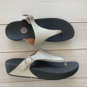 Fitflop Women's Sandals in Silver and Black